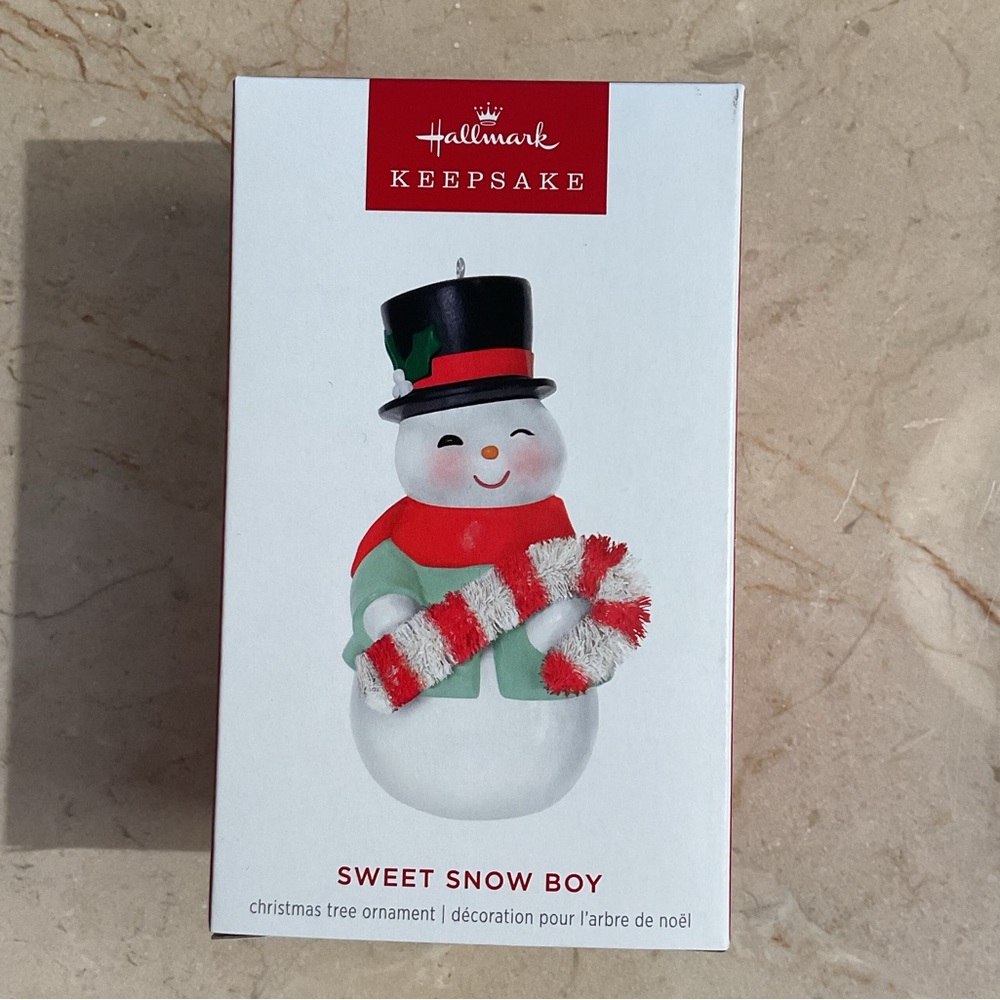 NIB Hallmark Keepsake ‘Sweet Snow Boy’ Ornament
